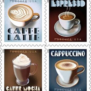Espresso Drinks US Postage Stamps - Booklet of 20